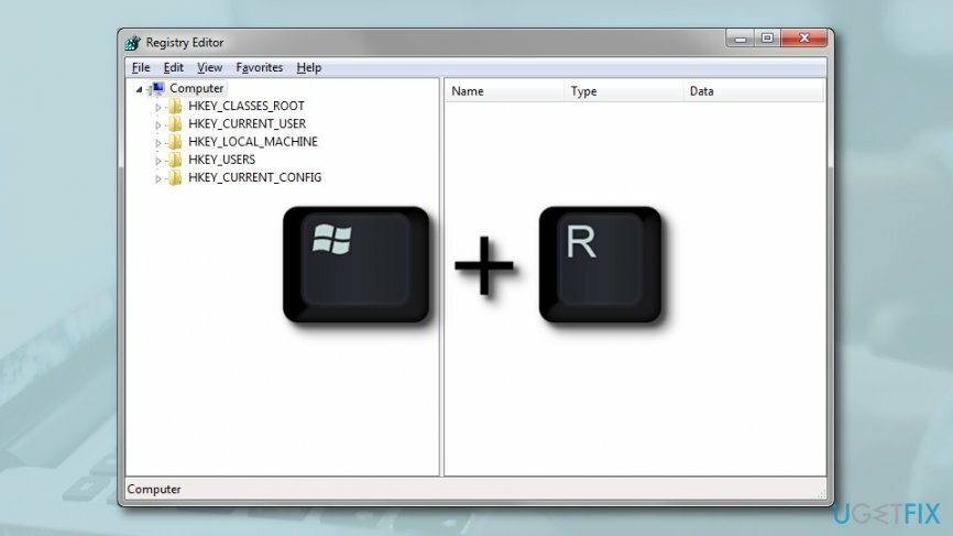 Coba perbaiki Kode Kesalahan 1500 " Instalasi lain sedang berlangsung" di Windows melalui Editor Registri