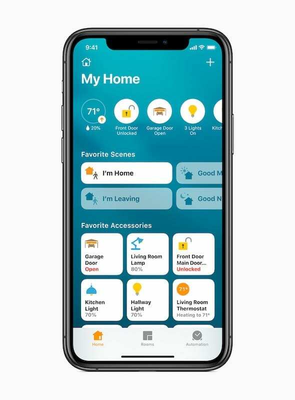 iOS 14 Home App-grensesnitt