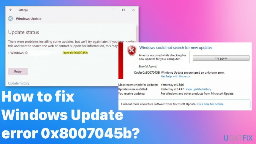 Як виправити помилку Windows Update 0x8007045b