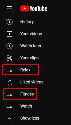 Seznam videí YouTube