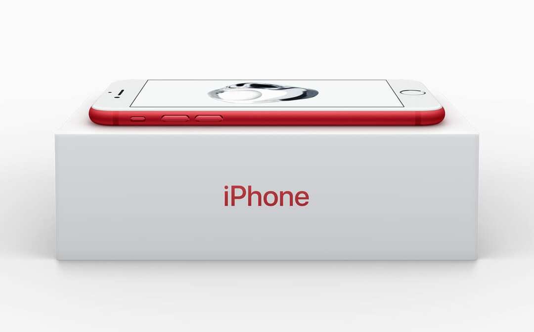 iPhone Produkt Rot
