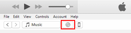 Ícone de CD do iTunes