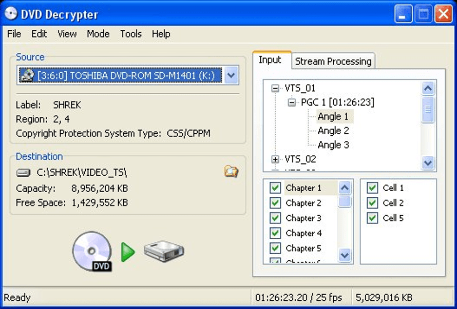 DVD Shrink - bedste DVD Ripper