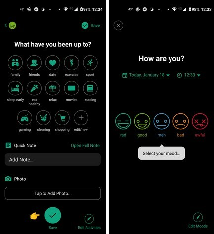 Mood Tracker Android-App