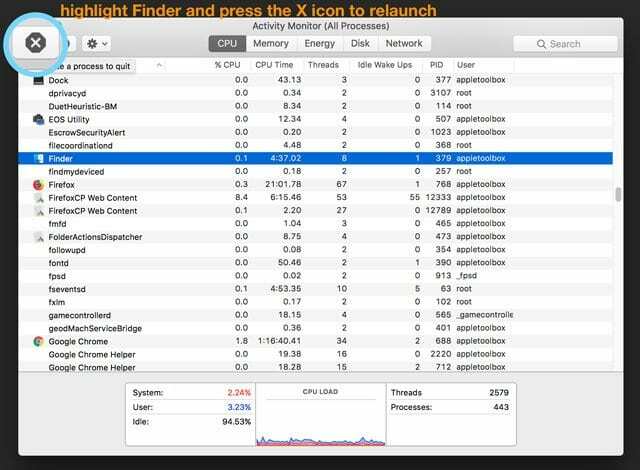 Jak szybko ponownie uruchomić lub ponownie uruchomić Findera w systemie macOS