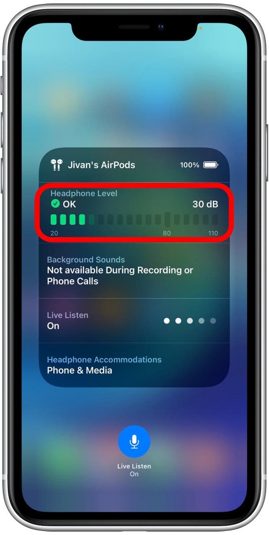 Аирподс као слушна помагала Корак 2.8 – Подесите јачину звука