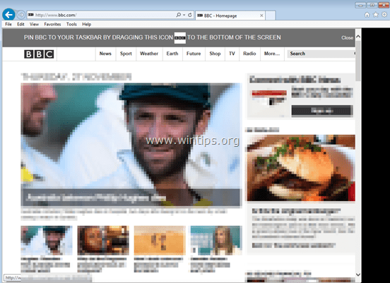 napraw-Internet-Explorer-Czarny-Strip-Bar