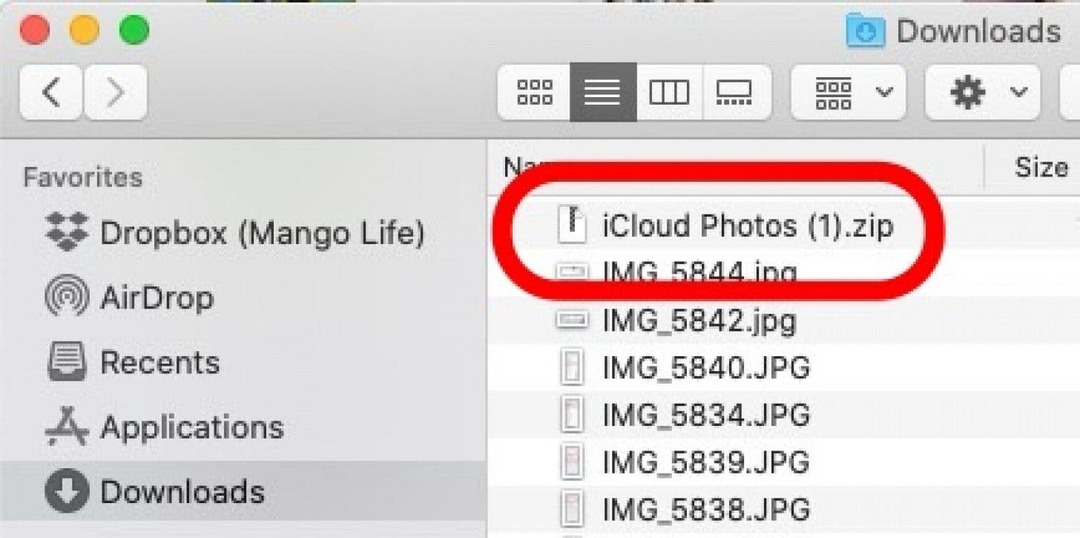 fotografie stiahnuté z icloud