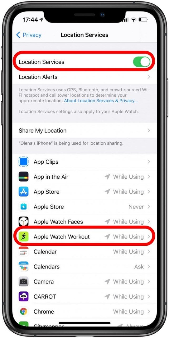 Skontrolujte svoje nastavenia a uistite sa, že hodinky Apple Watch správne sledujú cvičenie