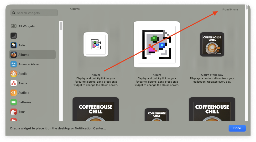 Mac'te iPhone widget'ları nasıl kullanılır - 3