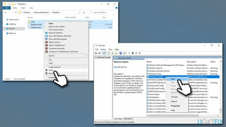 Inhoud van de map SoftwareDistribution verwijderen