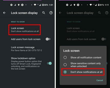 Matikan notifikasi Android