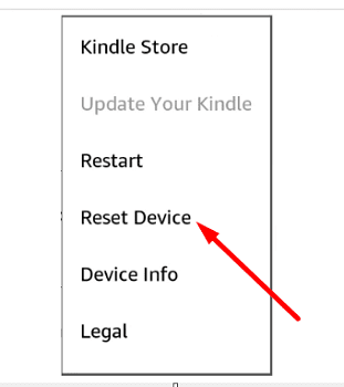 Reset-Kindle