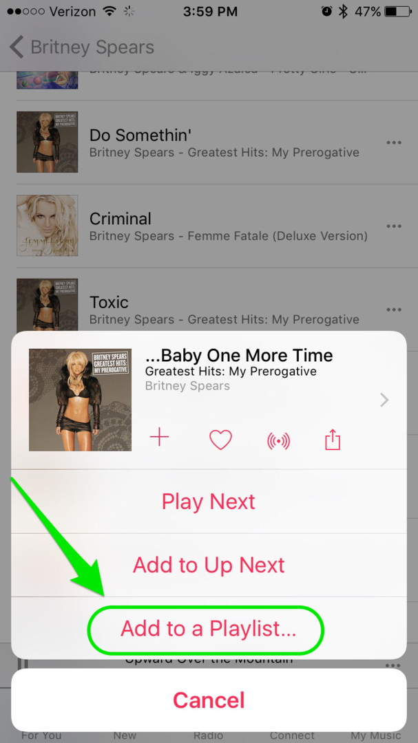 วิธีสร้างเพลย์ลิสต์ใน Apple Music