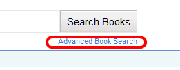 Google पुस्तकें उन्नत पुस्तक खोज लिंक