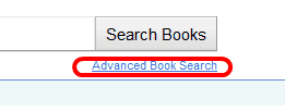 Google Books გაფართოებული წიგნების ძიების ბმული