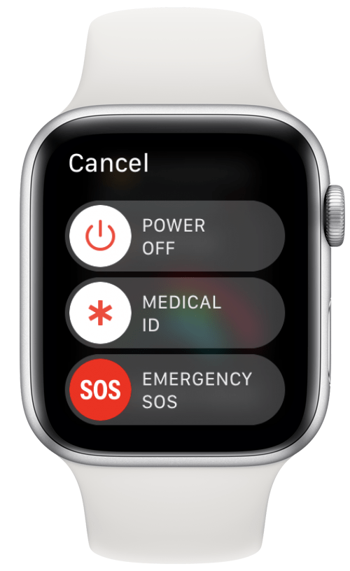 בצע שיחת SOS חירום ב-Apple Watch