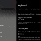 विंडोज 10: स्टिकी-की को स्थायी रूप से अक्षम करें