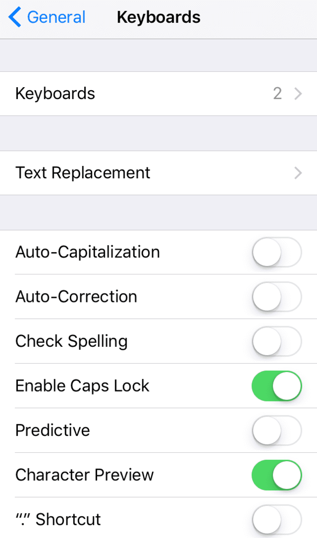 iPhone prediktív szöveg, iPhone emoji billentyűzet nem működik, Javítási útmutató