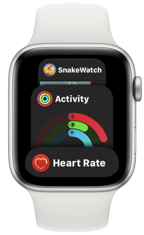 Toegang tot uw meest gebruikte apps in het Apple Watch Dock