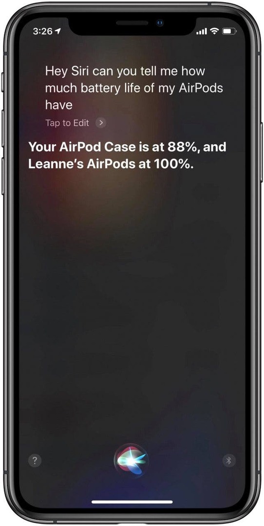 Siri Airpods aufladen