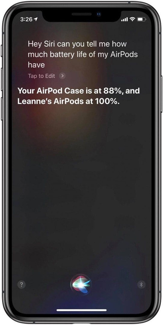 pergunte aos airpods siri