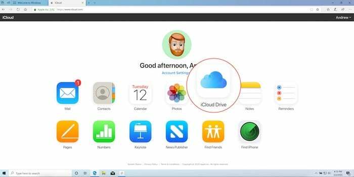 웹상의 iCloud