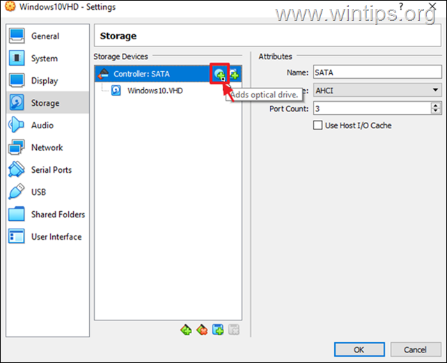 correggere nessun supporto di avvio trovato in virtualbox