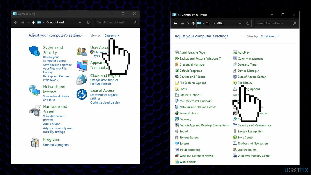 Panneau de configuration1