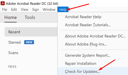 adobe-acrobat-reader-check-for-update