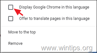 Google Chrome को दूसरी भाषा में प्रदर्शित करें