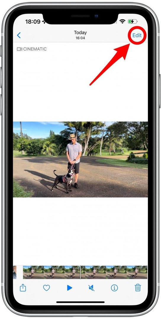 Appuyez sur Modifier - comment faire un film sur votre iPhone