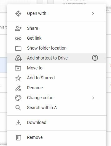 Opciones de administración de Google Drive