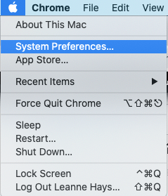 системни предпочитания на mac