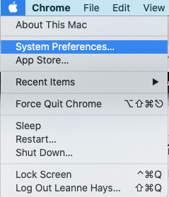 mac-systempreferanser