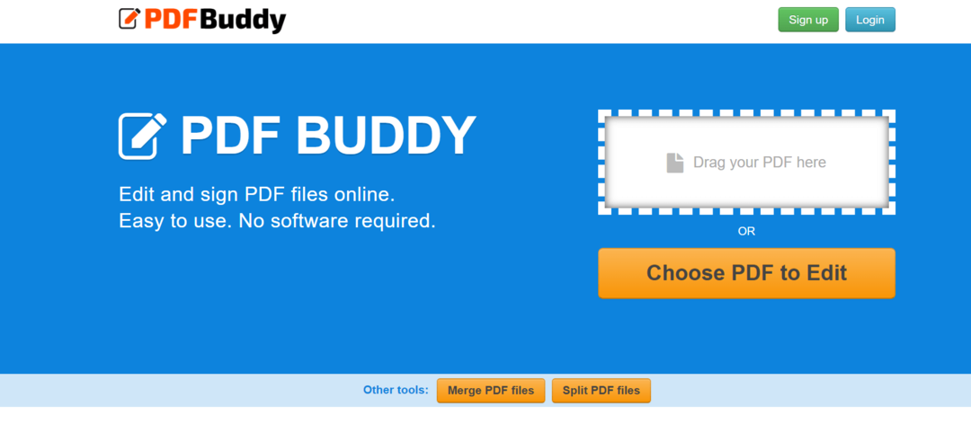 PDF Buddy – parim tasuta PDF-i redaktor Windowsi jaoks