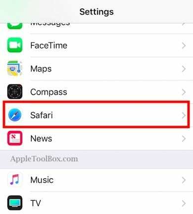 تخصيص إعدادات الخصوصية في Safari في iOS 11