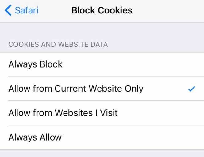 Impossibile eliminare la cronologia di Safari su iPhone, correzione