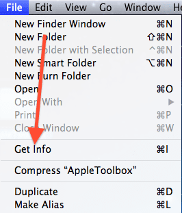 folder przybornika apple uzyskać informacje