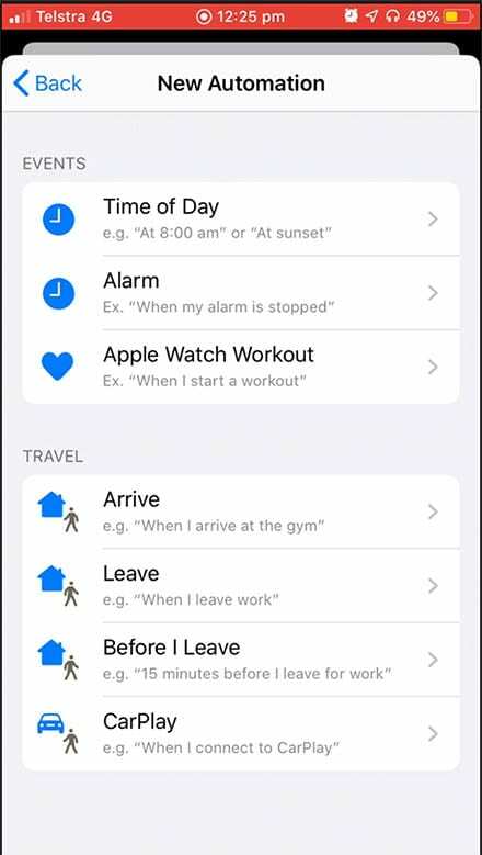 iOS 13 automatizálás – Kezdőlap