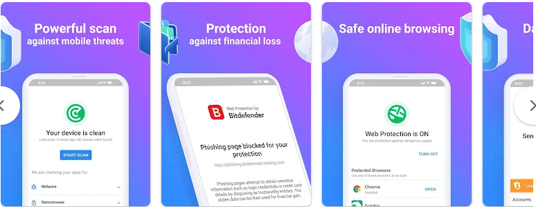 Bitdefender mobilā drošība 