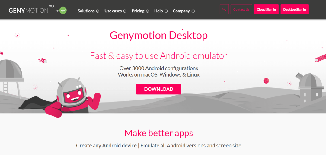 Genymotion - лучший эмулятор Android