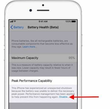 iPhone-Batteri-Hälsokontroll
