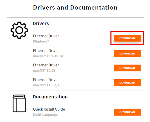 Descarga del controlador J5Create Windows