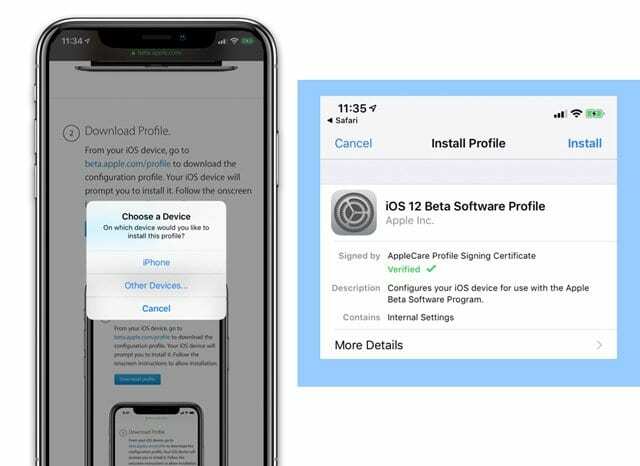 telepítse az iOS Bétát egy új iPhone-ra
