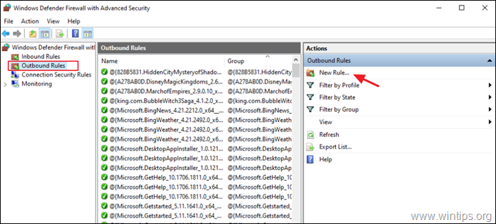 Como evitar um programa por meio do Firewall do Windows