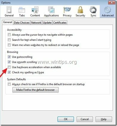 disable-firefox-hardware-accelration-