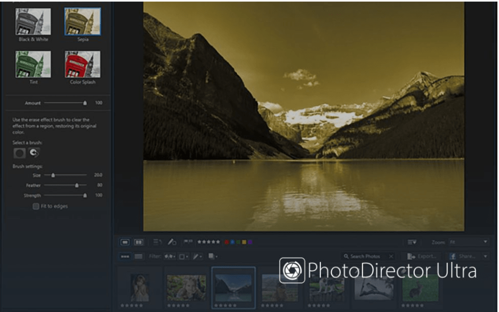 Labākā fotoattēlu organizēšanas programmatūra — CyberLink PhotoDirector 10