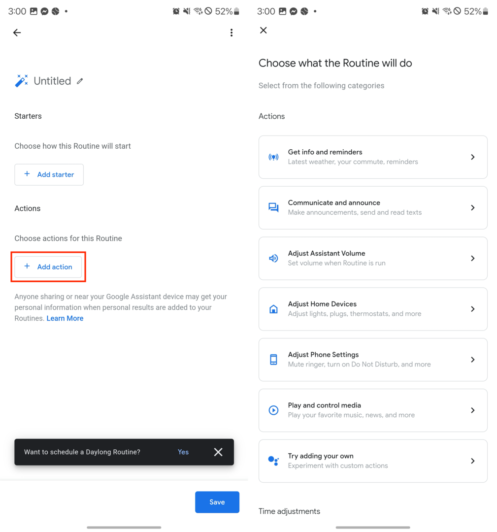 Comment utiliser les routines de l'assistant Google - 5