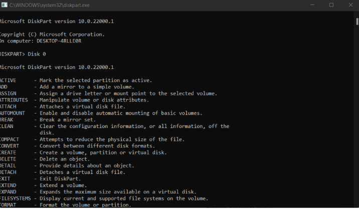 numéros de disque et déterminer le disque de démarrage